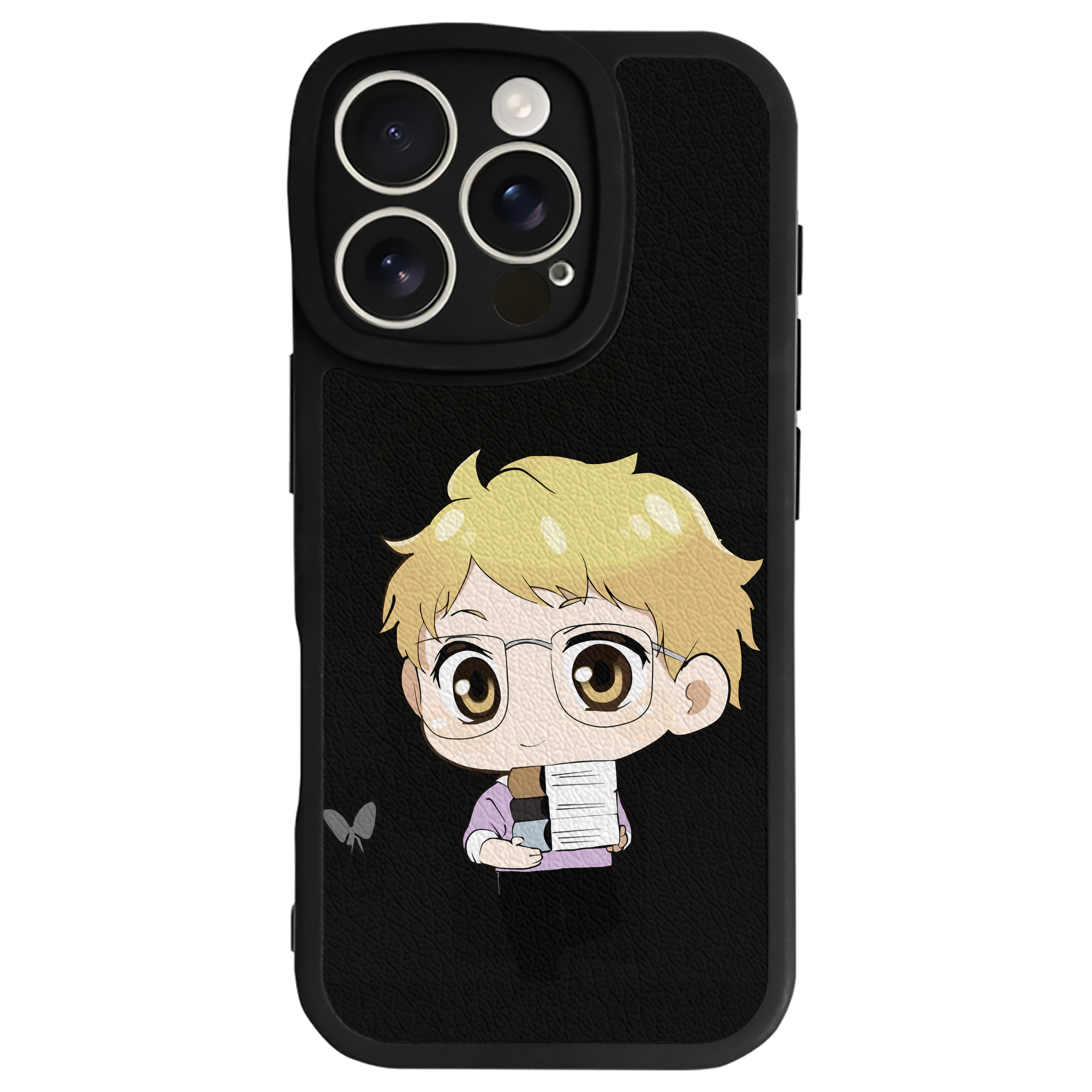 （画像用） ハイキュー!! Haikyu!! 【iPhone 16シリーズ対応】シリコンスマホケース（レザー調） 材質：シリコン